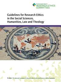 Cover of Guidelines for Research Ethics in the Social Sciences, Humanities, Law and Theology